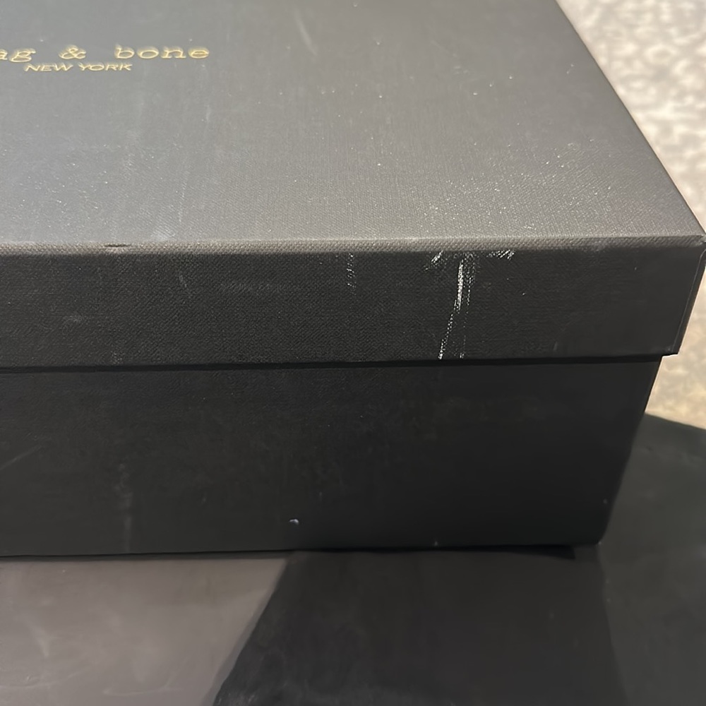RAG & BONE SHOE BOX TISSUE DUST BAG SHOPPING BAG AND ENVELOPE WITH CARD - Picture 7 of 11
